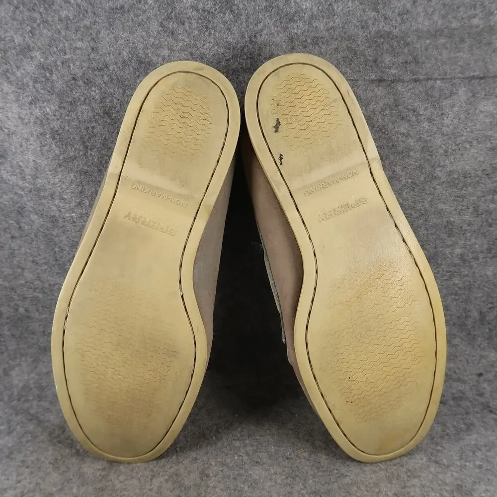 Sperry Boat Shoes Mens 10.5 Casual Leather Moc Toe 2 Eye Dock Sneaker Classic